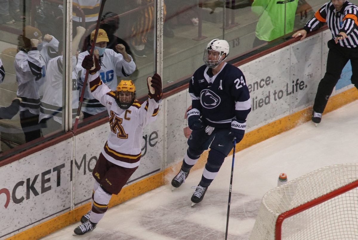 Sammy Walker celebrates the game winner.