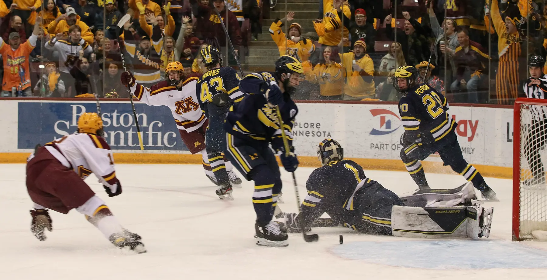 For Second Straight Year, Michigan Wins Big Ten Tournament on Mariucci Ice