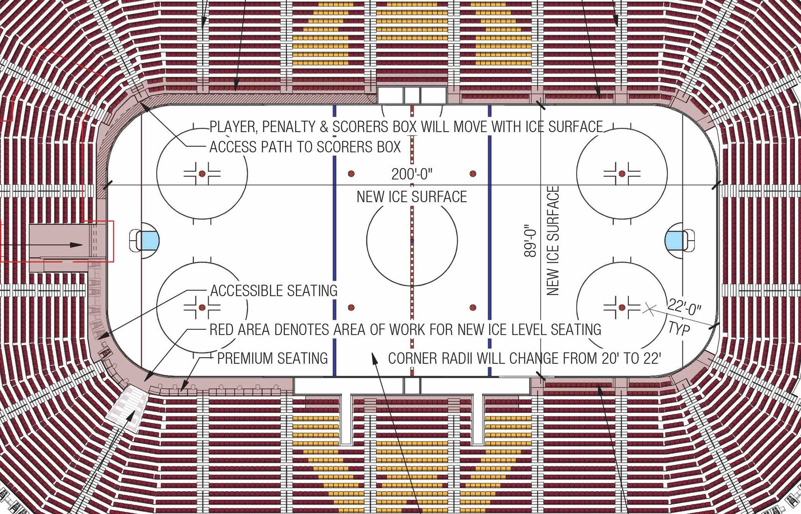 3M Arena at Mariucci Will Almost Be NHLSized for 202324 Season