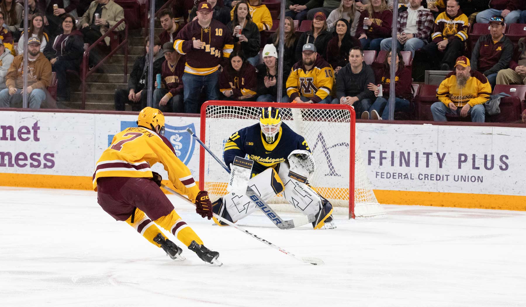 Gophers Come Back from 3 Down in Third, Michigan Wins in OT