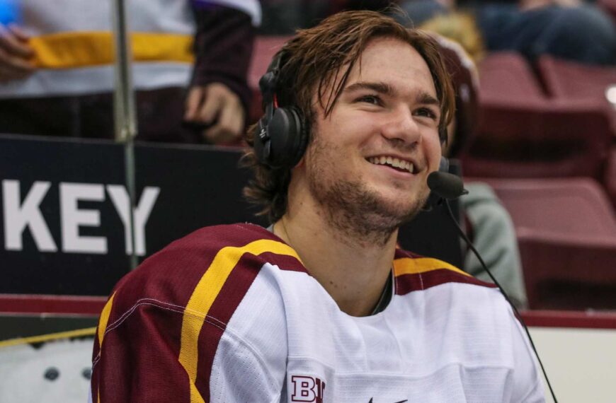 Jimmy Snuggerud with 2 goals on the night. Photo by Craig Cotner.