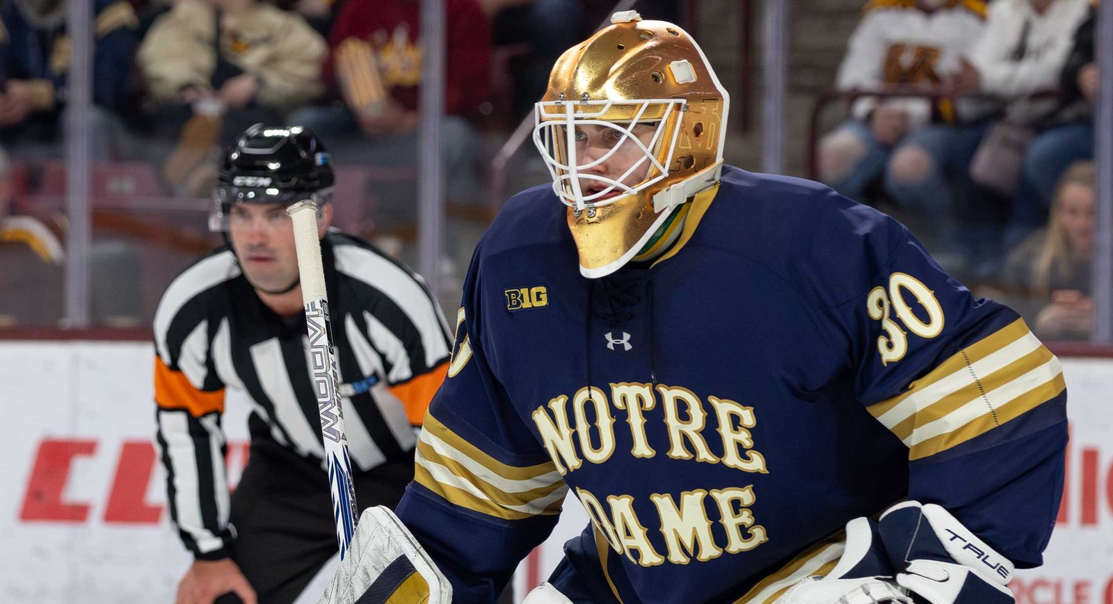 Owen Say shuts down Minnesota giving up just 1 goal in their series clinching win. Photo by Craig Cotner.