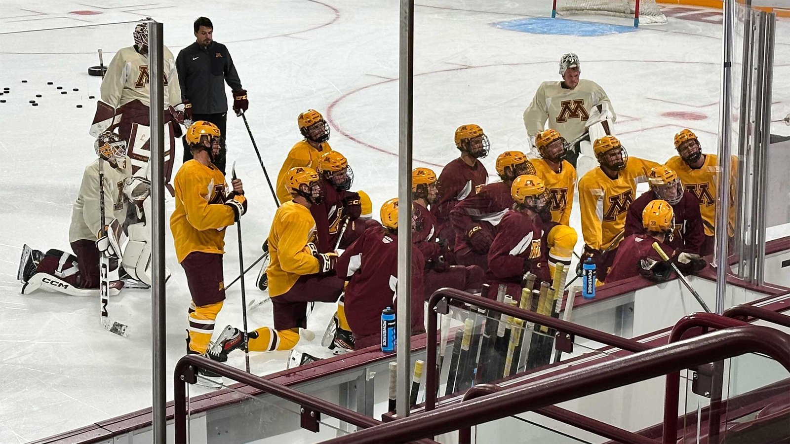 First skate of season. Photo by Eric Vegoe.