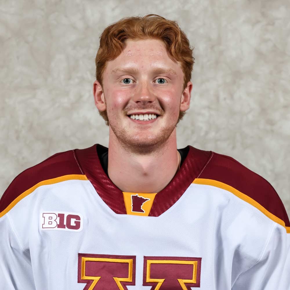August Falloon. Photo by Jerod Ringwald of Gopher Sports.