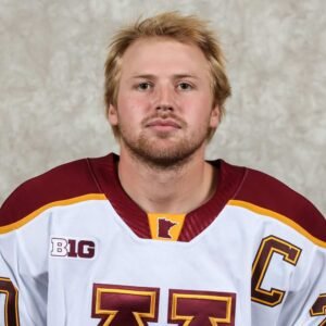 Luke Mittelstadt. Photo by Jerod Ringwald of Gopher Sports.