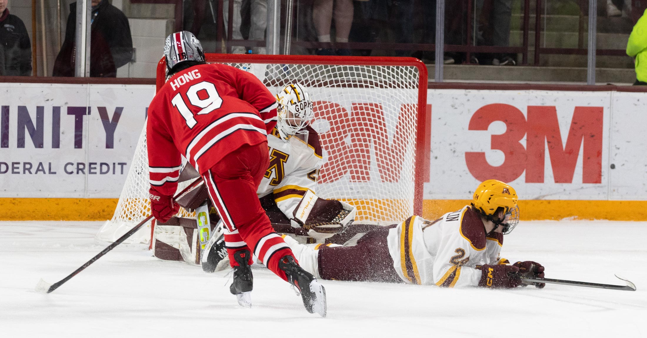 OSU's James Hong with a shot on goal. Photo by Craig Cotner.