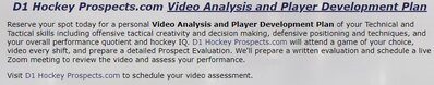 Video Analysis and Player Development Plan