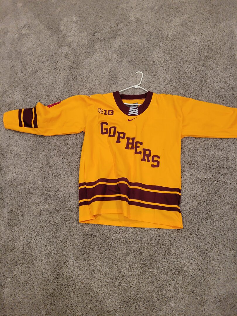 Youth ProSphere Maroon Minnesota Golden Gophers NIL Pick-A-Player Men's Hockey Jersey Size: Large